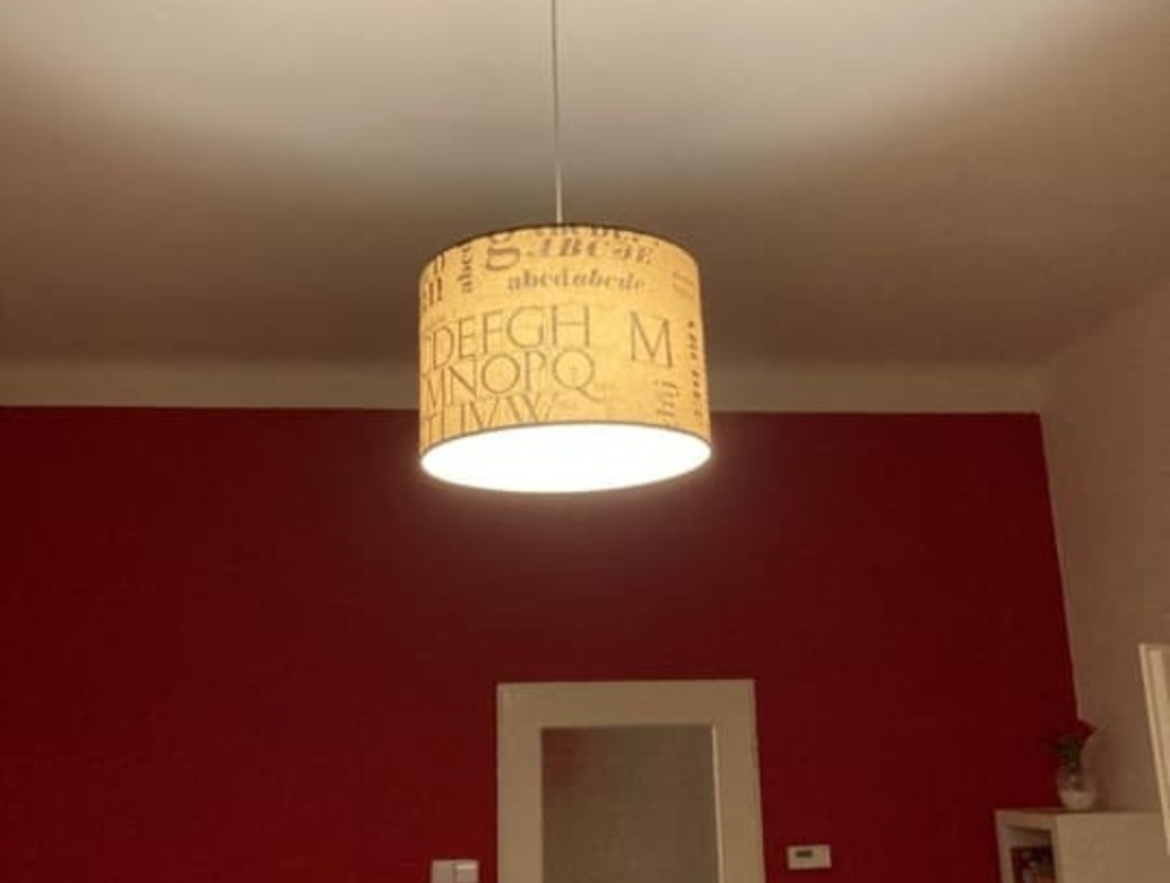 Demontáž starýho lustru + montáž nového