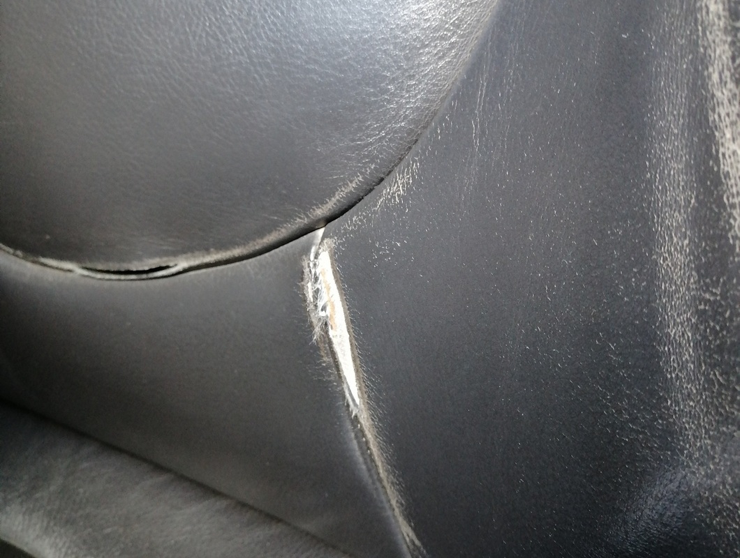 Renovace koženého sedadla v autě