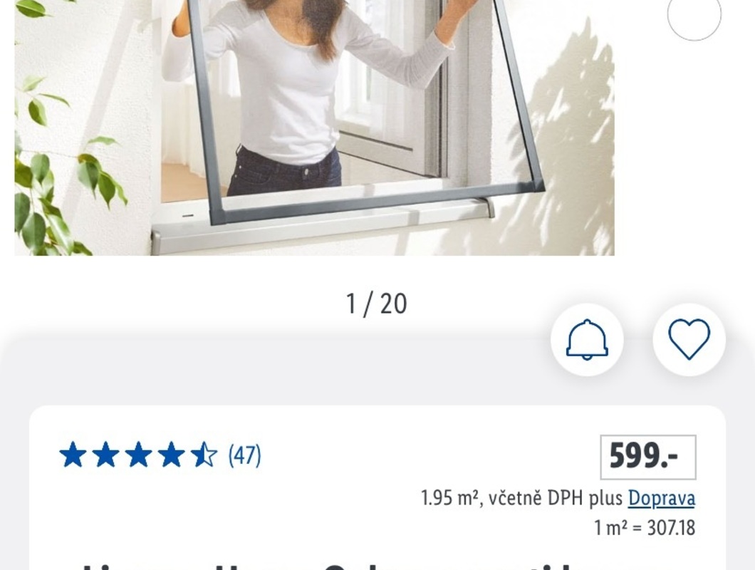 Instalace sítě proti hmyzu