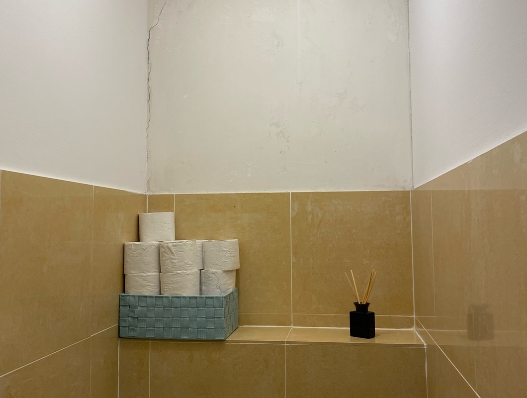 Opravit a vymalovat na wc 2m2