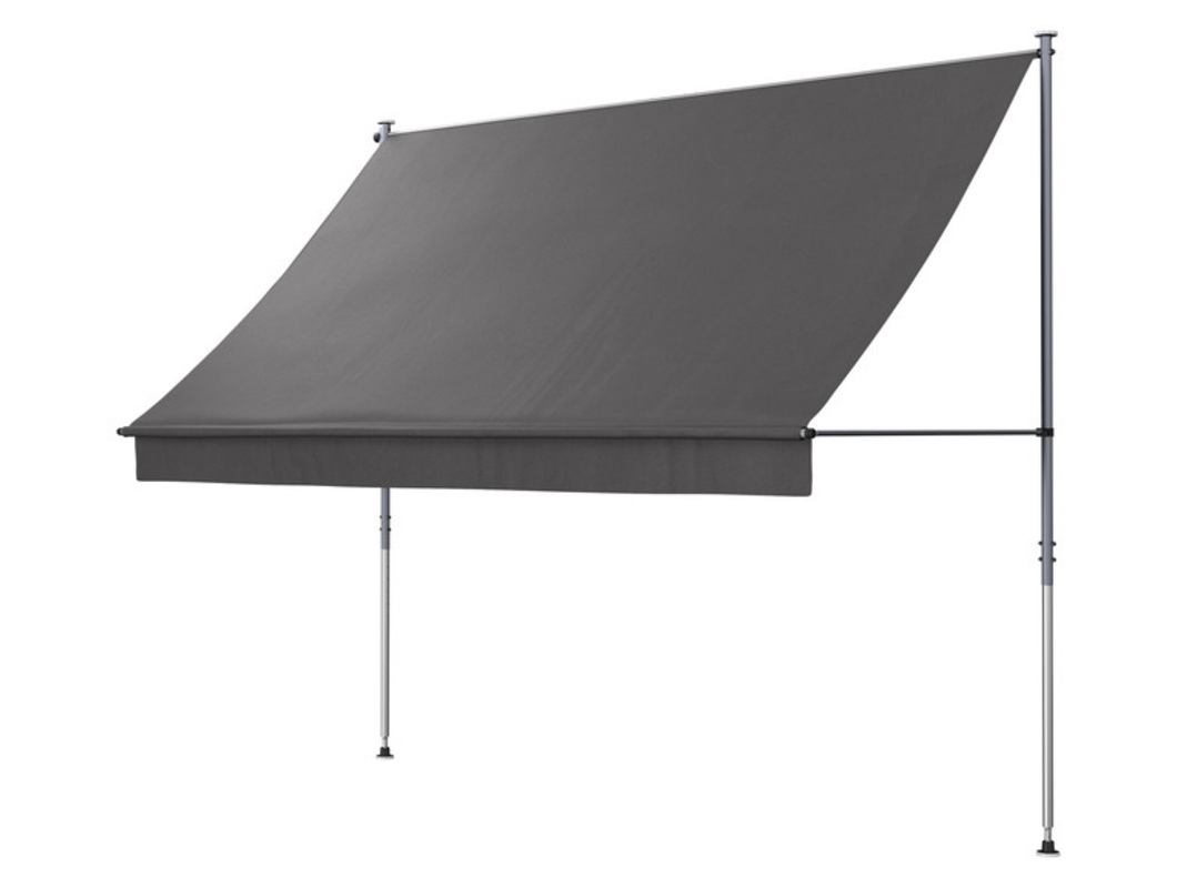 Připevnění  markýzy (LIVARNO home Upínací markýza, 300 x 150 cm)
