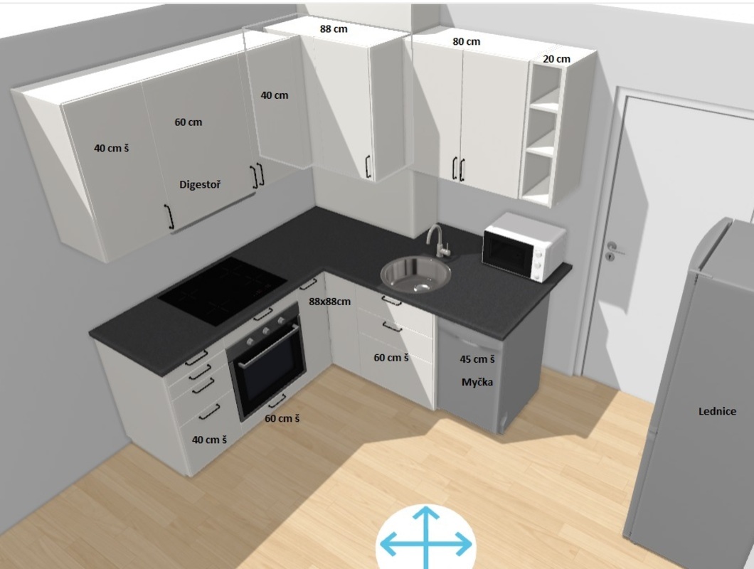 2x Kuchyně IKEA -  do dvou bytů ve stejném domě