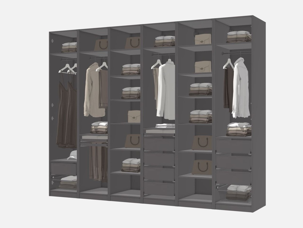 montáž šatní skříně - Ikea PAX