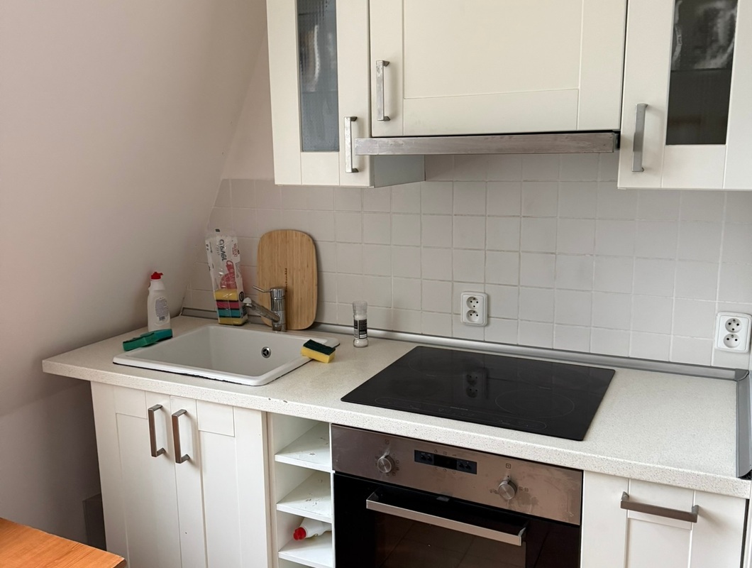 Rekonstrukce kuchyně, instalace sprchového koutu, vymalování stěn, odvoz starého nábytku